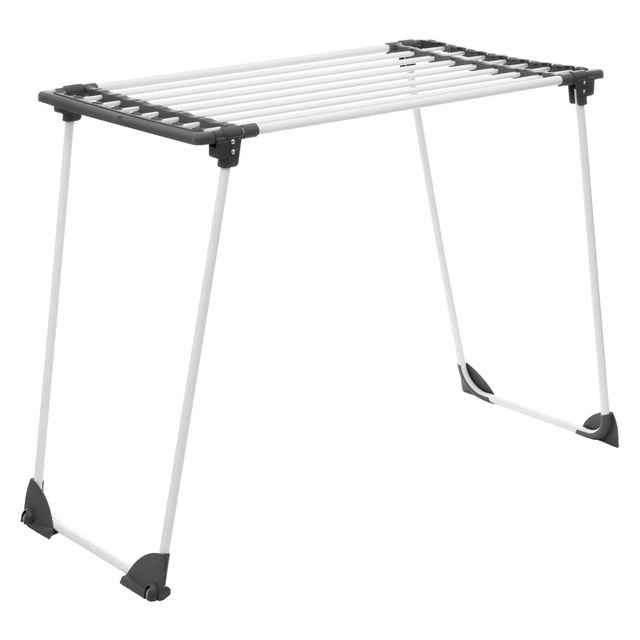 Uscător de rufe cu picioare Sinai, metal, pe roți, 180 cm