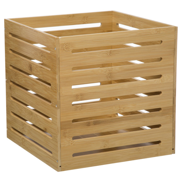 Coș de depozitare din bambus, 31 x 31 cm