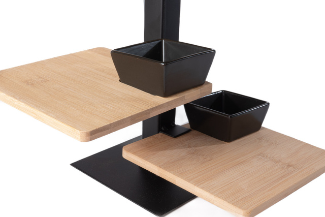 Platou pentru servirea gustărilor, 4 niveluri, 37 cm
