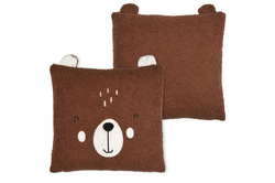 Perna pentru copii cu urechi ursuleț GABIN, 40 x 40 cm