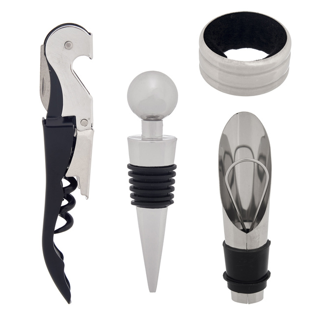 Set 4 accesorii pentru vin