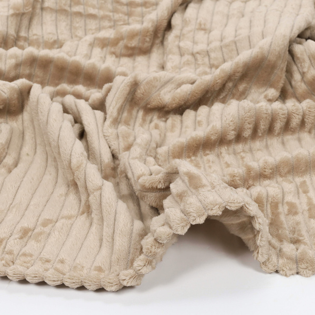 Pătură din flanel 160 x 130 cm, bej