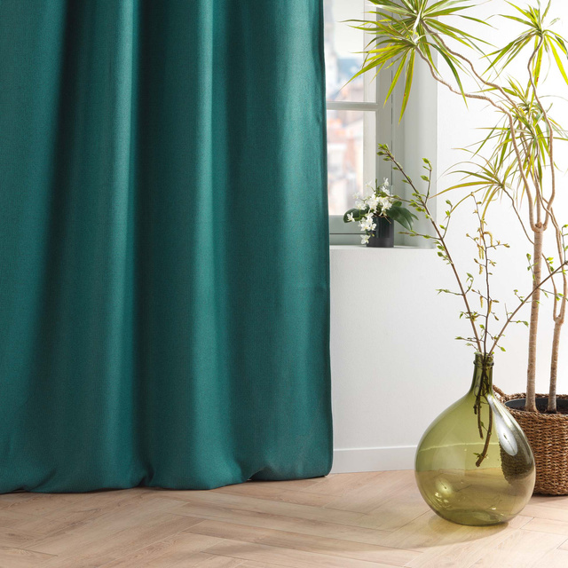 Perdea opaca BLACKE cu inele, 135 x 240 cm