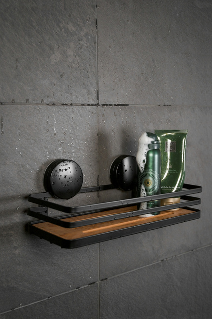 Raft pentru baie sau dus ALBA Static-Loc, negru, Wenko