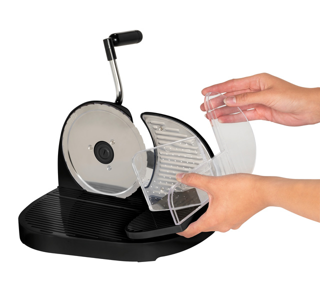 Taietor de paine cu manivela manuala