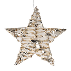 Decorație luminoasă suspendată în formă de stea, 30 cm