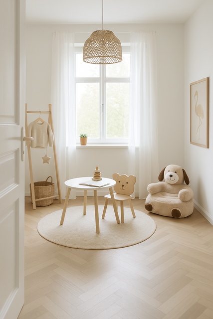 Puf copii, animal de pluș, THEO, 45 cm