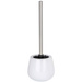 Recipient pentru perie MALTA WHITE + perie WC, WENKO, alb