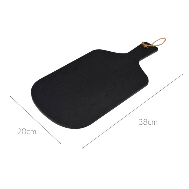 Placa de servire, ardezie de piatra, 38 x 20 cm