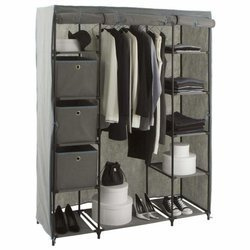 Dulap textil, 11 rafturi + 3 containere interioare