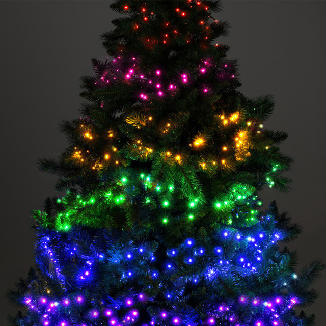 Lămpi de brad LED cu efect de apă curgătoare, 800 cm