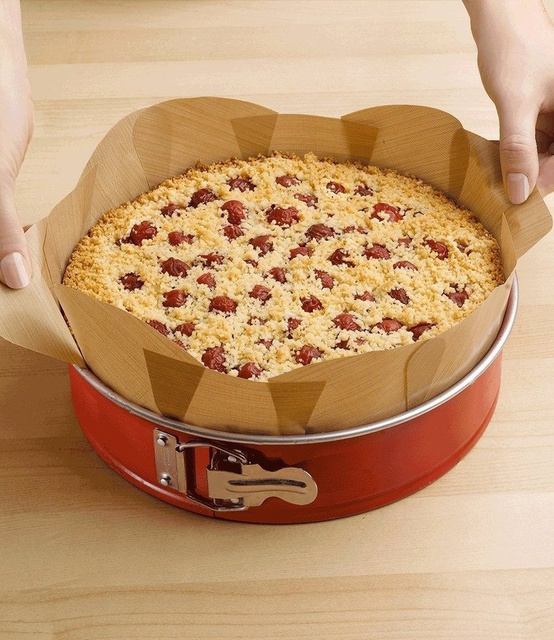 Folie de copt modernă, rotundă