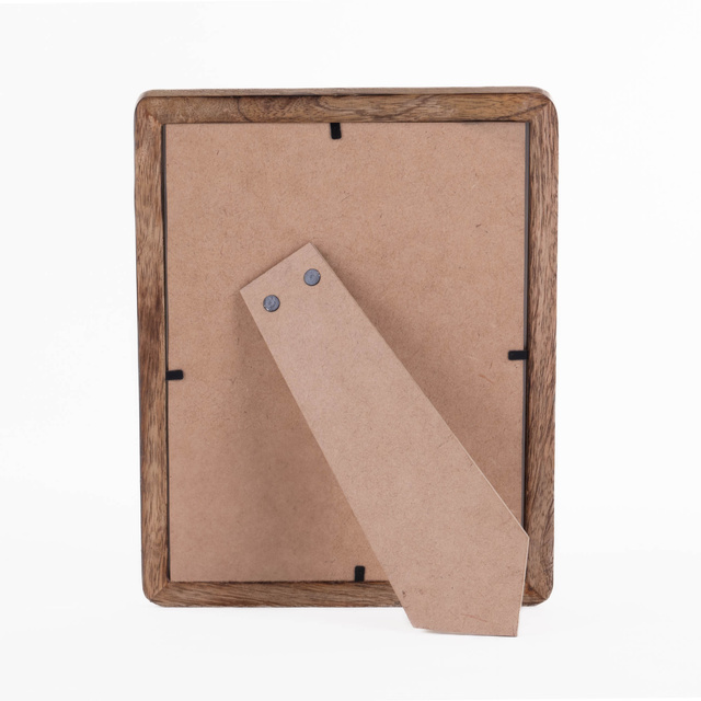 Ramă foto din lemn, verticală, din lemn de mango, 23 x 2 x 28 cm