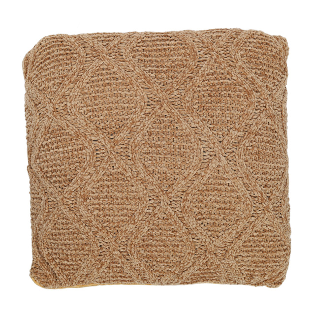 Pernă decorativă CHENILLE, tricotată, 45 x 45 cm