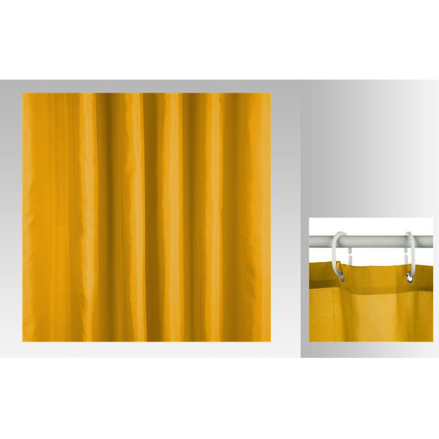 Perdeau de dus din poliester, 180 x 200 cm