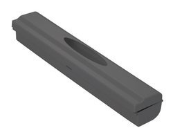 Tăietor de folie alimentară cu lamă din oțel inoxidabil, din plastic - WENKO, antracit.