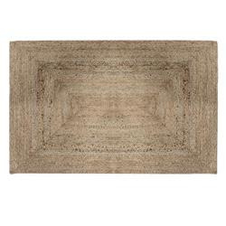 Covor dreptunghiular din iută, 120 x 170 cm, țesut, natural