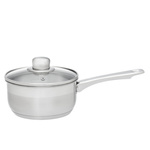 Cratiță cu capac din sticlă, 1,5 l