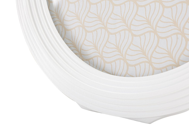 Ramă ovală cu stucco, 25 x 30 cm