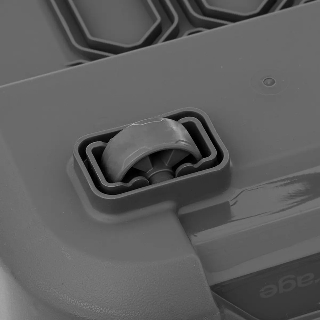 Cutie pe roti cu capac BUNKER, 120 l