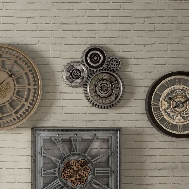 Ceas de perete, 4 știfturi dințate, Ø 58 cm