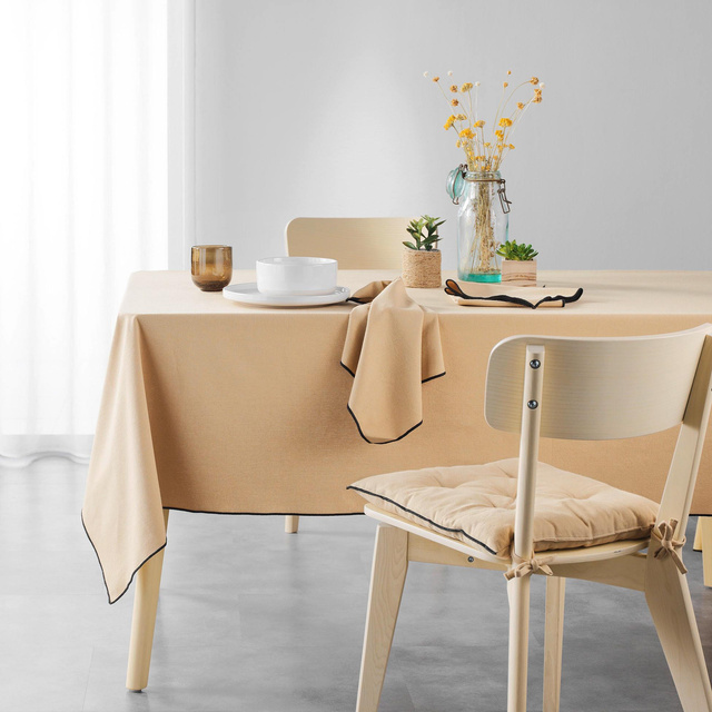 Fata de masa dreptunghiulara din bumbac MISTRALINE, 140 x 240 cm