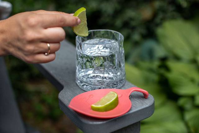 Farfurioare pentru gustari LEAF-ON - set de 4, KOZIOL