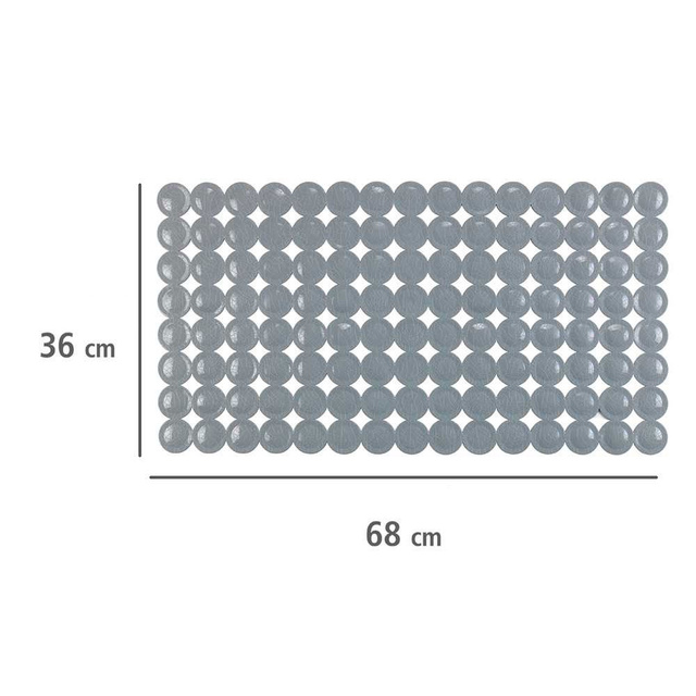 Covor de dus antiderapant BELEM, Gri, 67,5 x 36 cm, WENKO