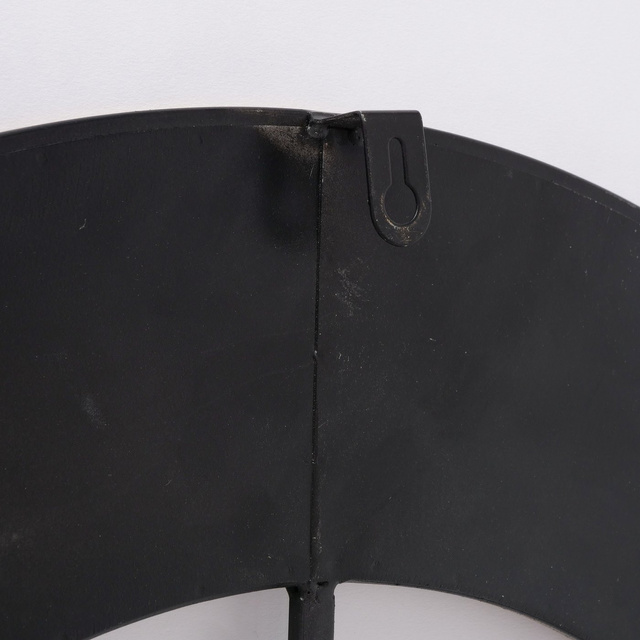 Ceas in stil loft Colorado, 60 cm, negru