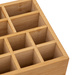 Organizator din bambus cu oglinda, 24 x 14 cm