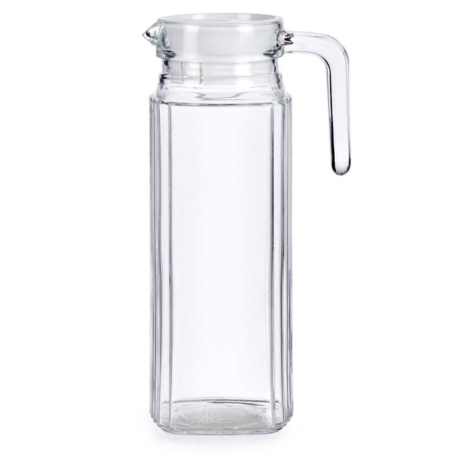 Carafa din sticla cu capac, 1 l