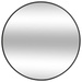 Oglindă metalică Alice diametru 70 cm ASR -negru