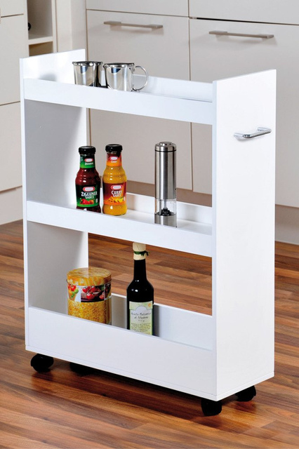 Raft de bucatarie, mobil pe roti, 3 niveluri, KESPER