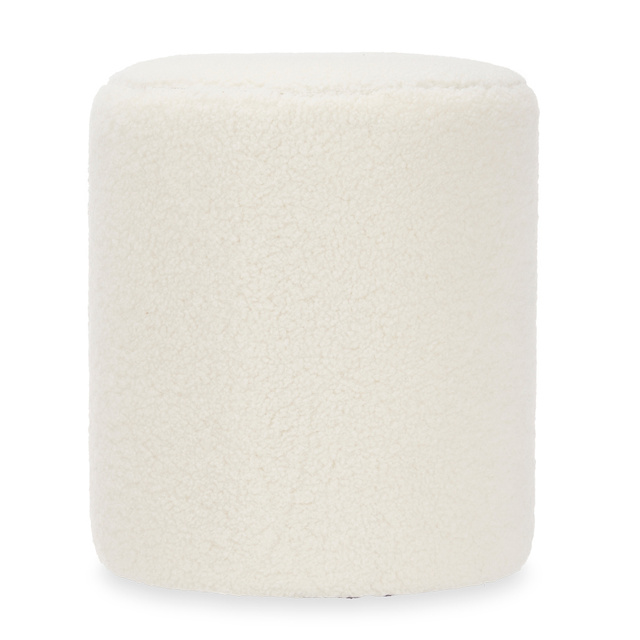 Taburet rotund tapitat, Ø 32 cm