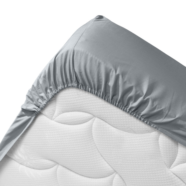 Cearceaf dublu din bumbac organic, BIOLINA, 90 x 190 cm