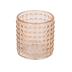 Suport lumanari cu model în relief ARTY, Ø 7 cm