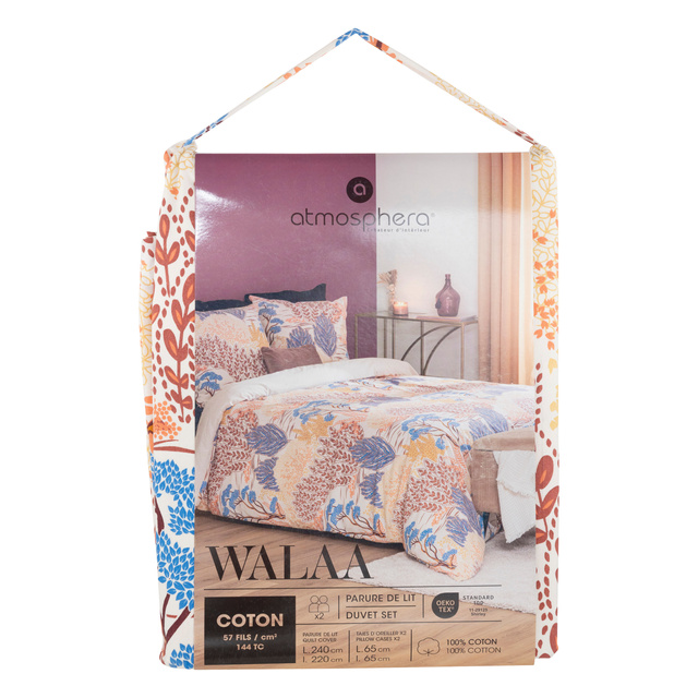 Lenjerie de pat din bumbac WALAA, 240 x 220 cm