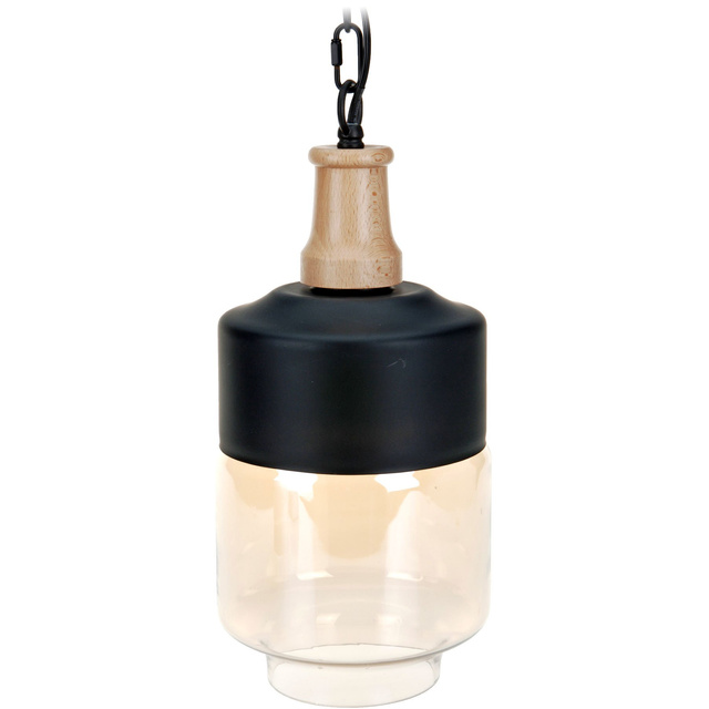 Lampa suspendata moderna, 18 x 32 cm, din sticla