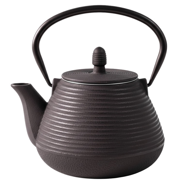 Ceainic din fontă cu infuzor YUKI, 1000 ml, negru