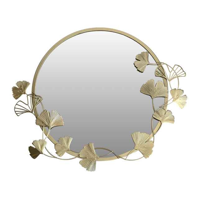 Oglindă rotundă de perete cu ramă decorativă SOL, Ø 50 cm
