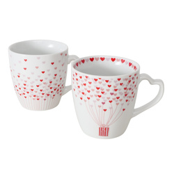 Set două căni pentru îndrăgostiți SHERINE, 480 ml