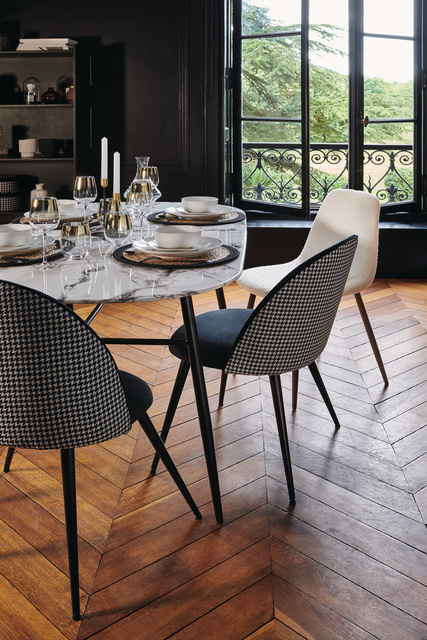 Farfurie desert SUBLIMA, margine aurie, Ø 20 cm