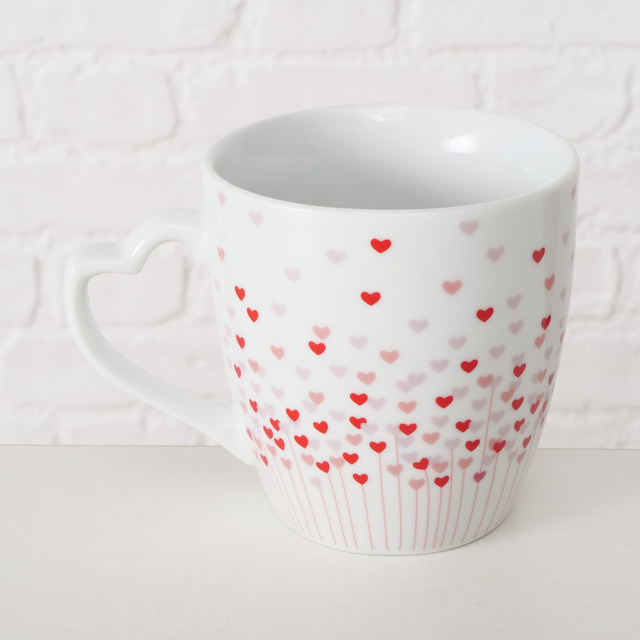 Set două căni pentru îndrăgostiți SHERINE, 480 ml