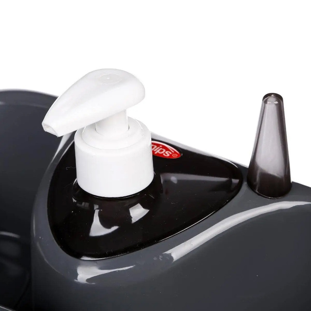 Set de spălat vase cu spațiu pentru bureți și un dozator de lichide