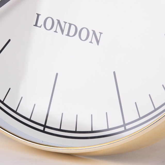 Ceas de perete pentru bucătărie, cadran minimalist, Ø 50 cm