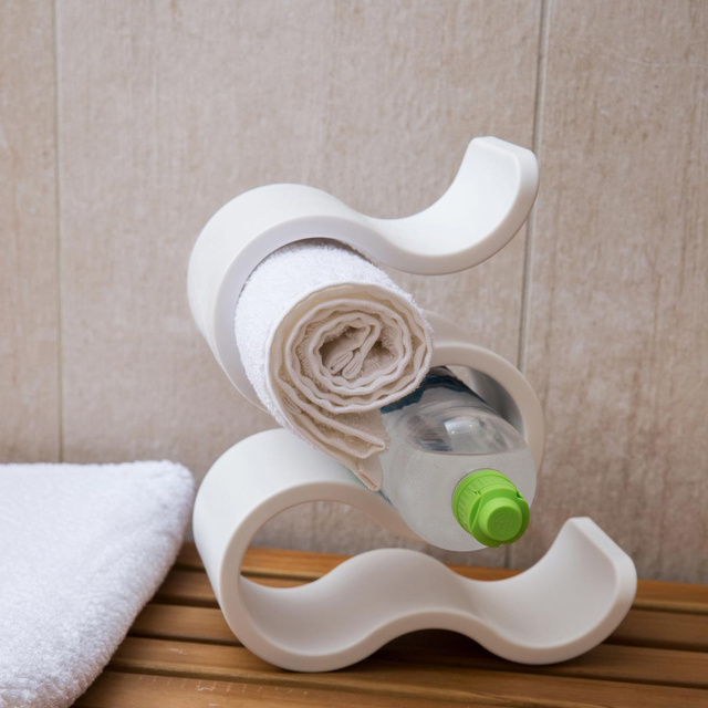 Suport pentru sticle BOA, KOZIOL, alb