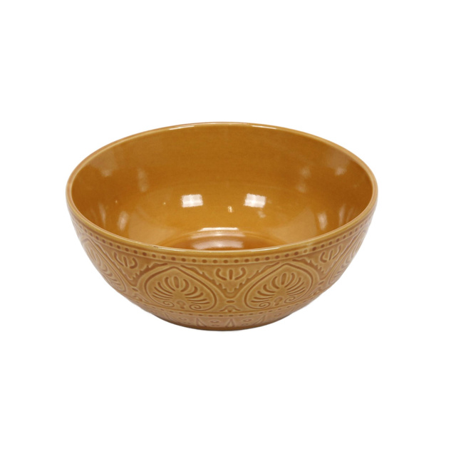 Vas din ceramică cu model canelat, 1900 ml