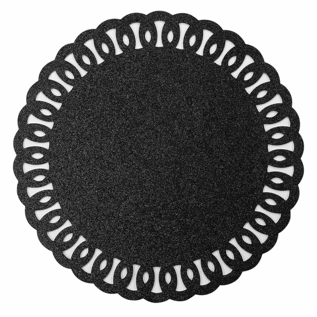 Suport de masa, sclipici, GUIRLANDE, Ø 38 cm