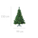 Brad verde de Craciun, 150 cm