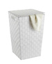 Coș decorativ pentru rufe Adria WENKO 48l, recipient de baie închis cu mânere